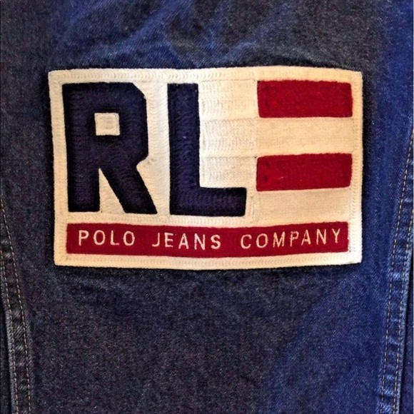 Ralph Lauren Polo Womens Trucker Jeans Jacket L - Picture 3 of 8